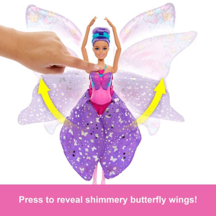 Кукла Barbie бабочка Волшебные крылышки серии Дримтопия (HXJ10) изображение 3