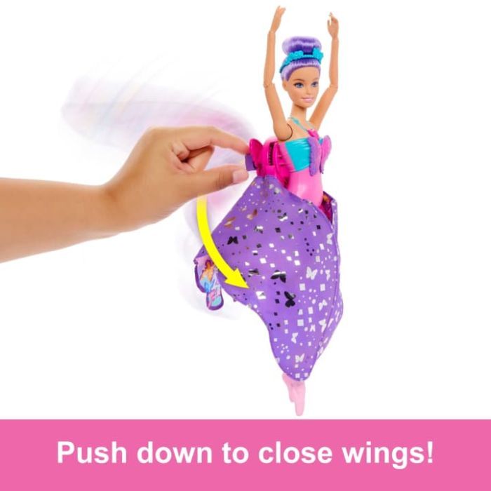 Кукла Barbie бабочка Волшебные крылышки серии Дримтопия (HXJ10) изображение 4
