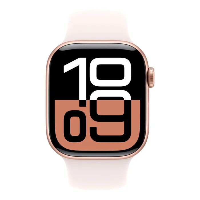 Смарт-годинник Apple Watch Series 10 GPS 42mm Rose Gold Aluminium Case with Light Blush Sport Band - S/M (MWWH3QH/A) зображення 2