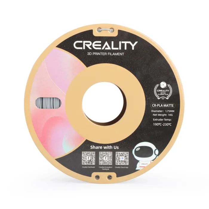 Пластик для 3D-принтера Creality PLA matte 1кг, 1.75мм, black (3301010297) изображение 4