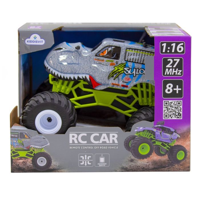 Радиоуправляемая игрушка Sulong Toys Bigfoot – Dinosaur (1:16, 27 МГц (MHz)) (SL-360RHGR) изображение 3