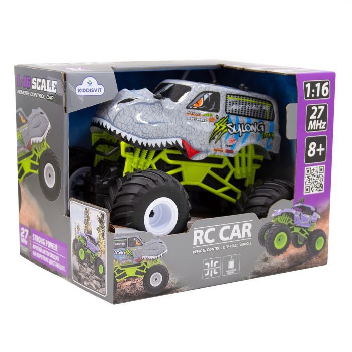 Радиоуправляемая игрушка Sulong Toys Bigfoot – Dinosaur (1:16, 27 МГц (MHz)) (SL-360RHGR) изображение 4