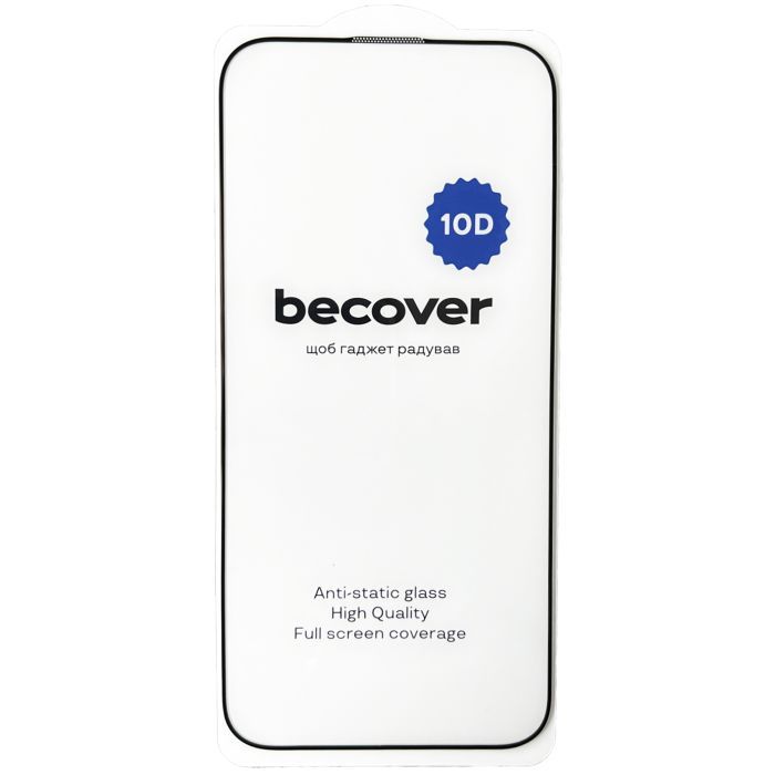 Стекло защитное BeCover Apple iPhone 16 Pro Max 10D Black (712324) изображение 2