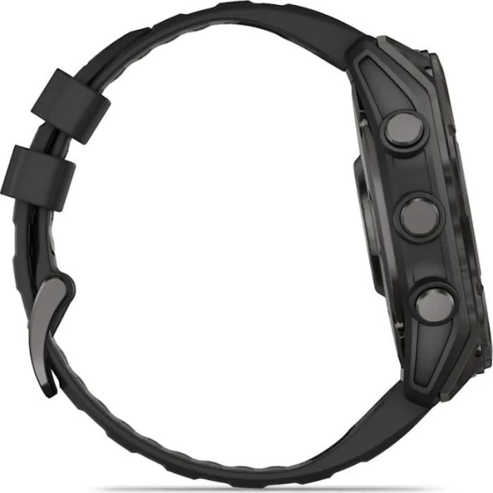 Смарт-часы Garmin fenix 8 51mm,AMOLED,Saph,CrbnGryTi/Blk,Blk/PebbleGryBnd (010-02905-21) изображение 4
