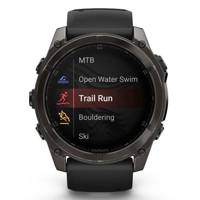 Смарт-часы Garmin fenix 8 51mm,AMOLED,Saph,CrbnGryTi/Blk,Blk/PebbleGryBnd (010-02905-21) изображение 7