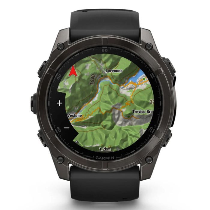 Смарт-часы Garmin fenix 8 51mm,AMOLED,Saph,CrbnGryTi/Blk,Blk/PebbleGryBnd (010-02905-21) изображение 9