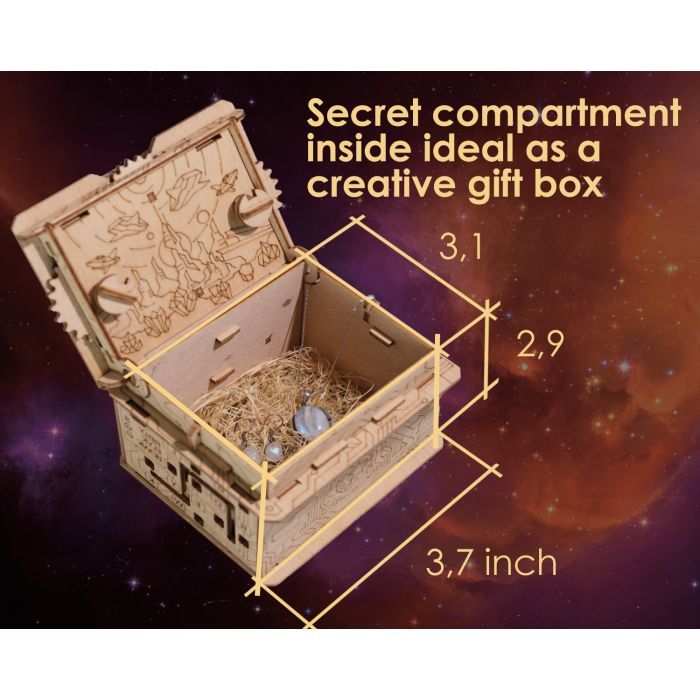 Головоломка EscapeWelt Деревянная Orbital Box (50005) изображение 8
