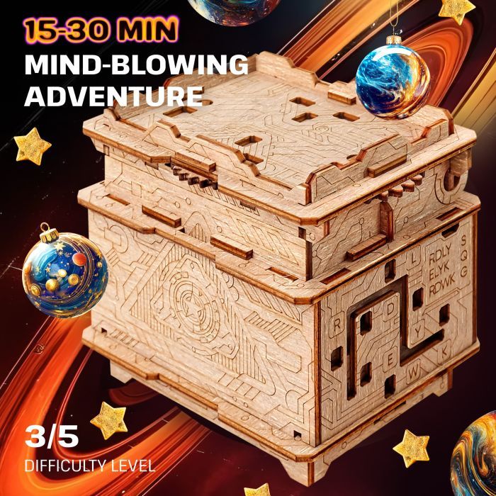 Головоломка EscapeWelt Деревянная Orbital Box (50005) изображение 9