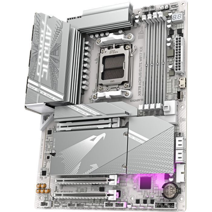 Материнская плата GIGABYTE X870 AORUS ELITE WIFI7 ICE (X870 A ELITE WF7 ICE) изображение 4