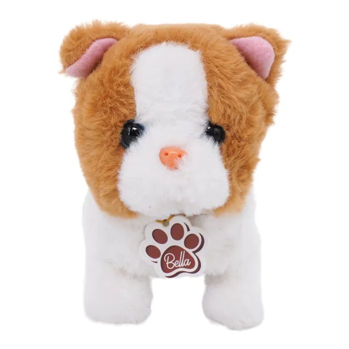 Интерактивная игрушка Pugs at Play Бело-коричневый котенок Bella (ST-PAP07)