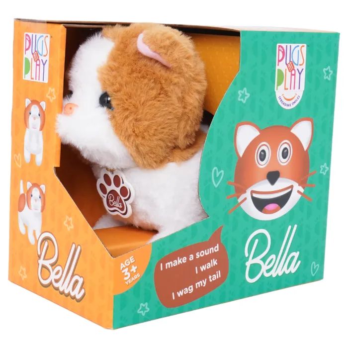Интерактивная игрушка Pugs at Play Бело-коричневый котенок Bella (ST-PAP07) изображение 5