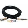 Мікрофонний кабель RockCable Microphone Cable - XLR (m) / TRS Jack 3m (RCL 30383 D7 M BA) зображення 2
