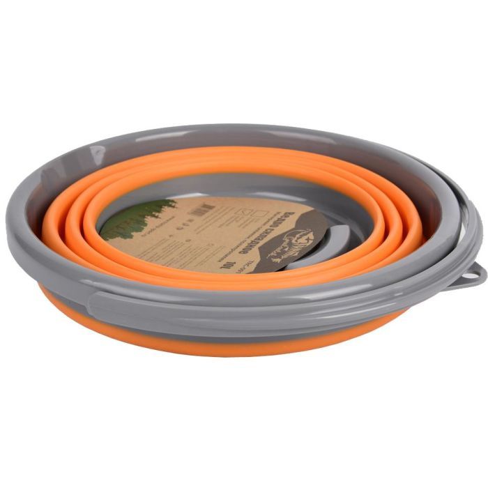 Відро складне Tramp 10L orange (TRC-091-orange) зображення 2