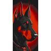 Картина по номерам ArtCraft Доберман 40х80 см (11522-AC)
