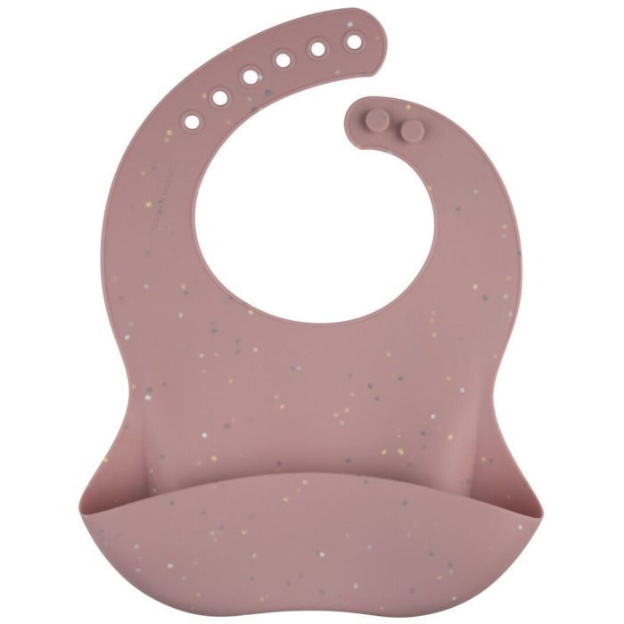 Нагрудничок Canpol babies DOTS силіконовий з кишенькою, сірий (51/029_grey)