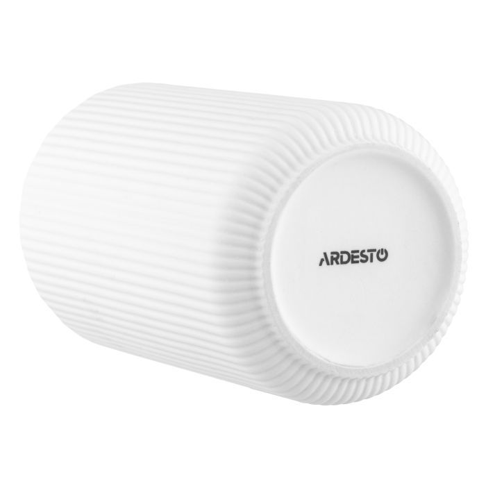 Ваза Ardesto Cremona, 10х15.1см, порцеляна, білий (AR3811W) зображення 5