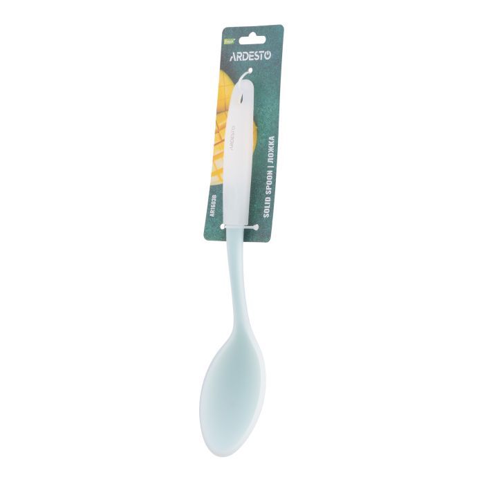 Ложка поварская Ardesto Fresh, 31.2см, силікон, пластик, блакитний (AR1603B) изображение 4