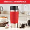 Термокружка Tefal Travel Mug Classic, 360мл, нержавіюча сталь, червоний (N2020410) зображення 8