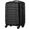 Чемодан Wenger Amplar, мала, пластик, 4 колеса, чорна (653143) изображение 2