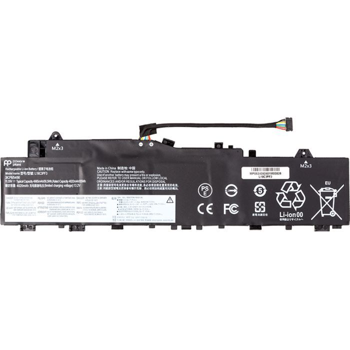 Аккумулятор для ноутбука LENOVO IdeaPad 5-14IIL05 (L19C3PF3) 11.5V 4965mAh PowerPlant (NB482627)