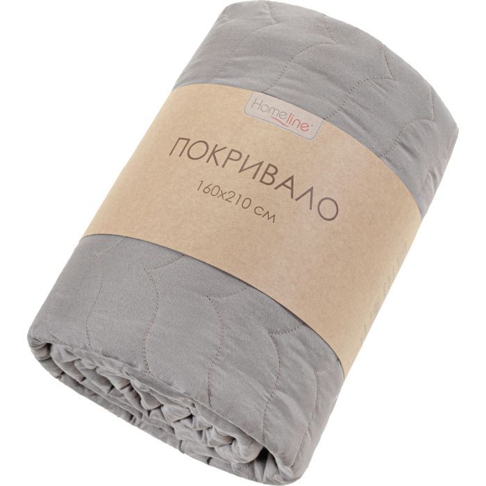 Покривало Home Line стьобане (кавовий) 210х240 (178204)