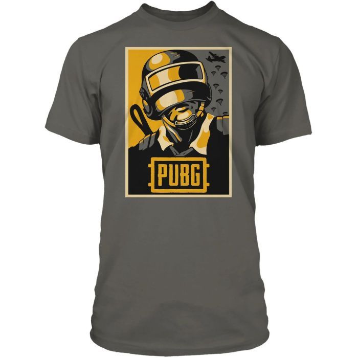 Футболка Jinx PUBG - Hope Poster Premium Tee Charcoal, L (JINX-8775 CHL)