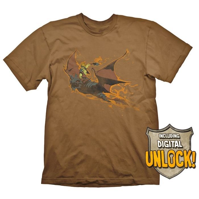 Футболка Gaya Entertainment Dota 2 T-Shirt - Batrider + Ingame Code, M (GE1670M)