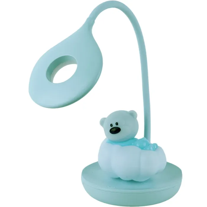 Настільна лампа Kite Cloudy Bear LED з акумулятором, біла (K24-493-2-1)