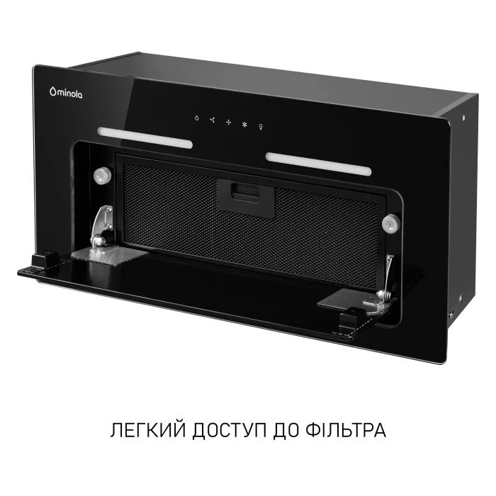 Витяжка кухонна Minola HBI 6473 WH GLASS 800 LED Line зображення 9