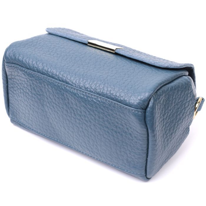 Сумка Vintage Шкіряна жіноча Синя (22402) зображення 5