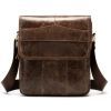 Сумка Vintage Вертикальная мужская Коричневая (14863)