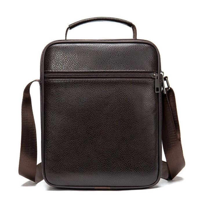 Сумка Vintage Кожаная Коричневая (14991) изображение 8