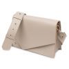 Сумка Grande Pelle Из натуральной кожи Бежевая (11568)