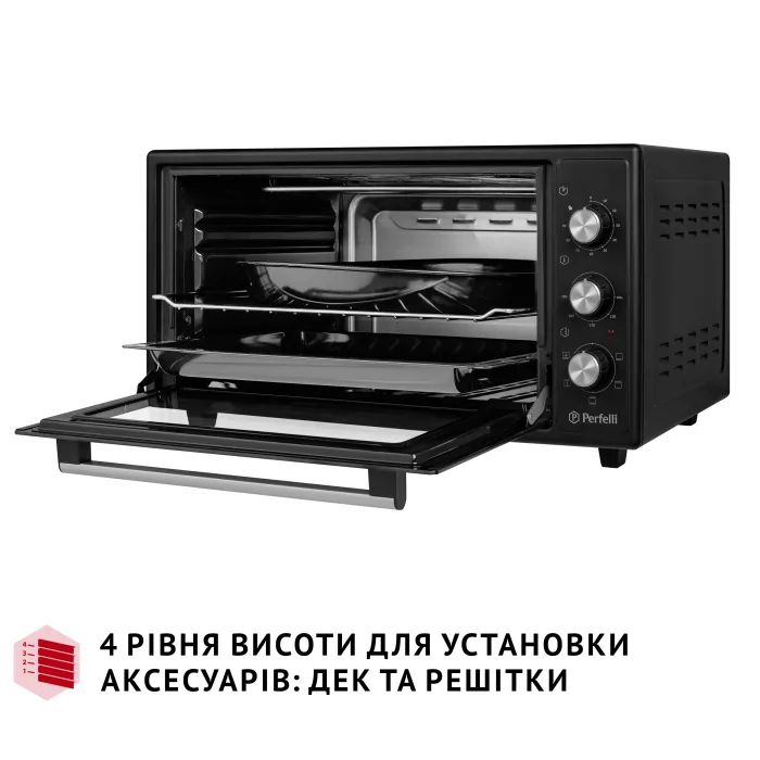 Электропечь Perfelli TRIMO 48 RED изображение 6