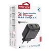 Зарядний пристрій Promate biplug-qc3.eu-bk зображення 2