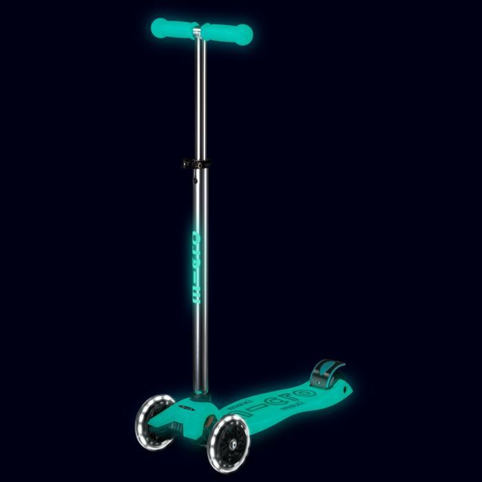 Самокат Micro Maxi Deluxe Glow LED Червона аура (MMD368) зображення 5