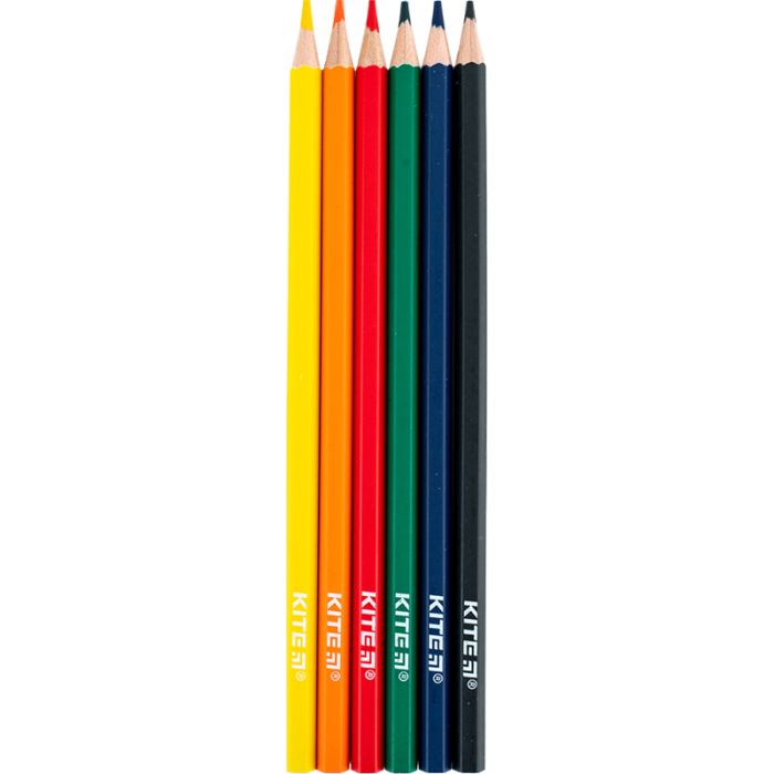 Карандаши цветные Kite Classic 24 кольори (K-055) изображение 3