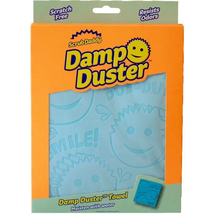 Салфетки для уборки Scrub Daddy Dump Duster Полотенце для пыли Голубое (5060481024006)