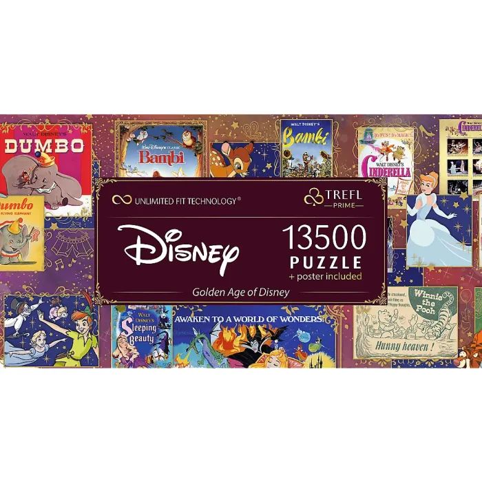 Пазл Trefl UFT Mickey&friends Золотой век Disney 13500 элементов (5900511810264) изображение 3