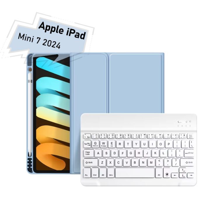 Чехол для планшета BeCover with keyboard Apple iPad Mini 7 2024 Black (712992)