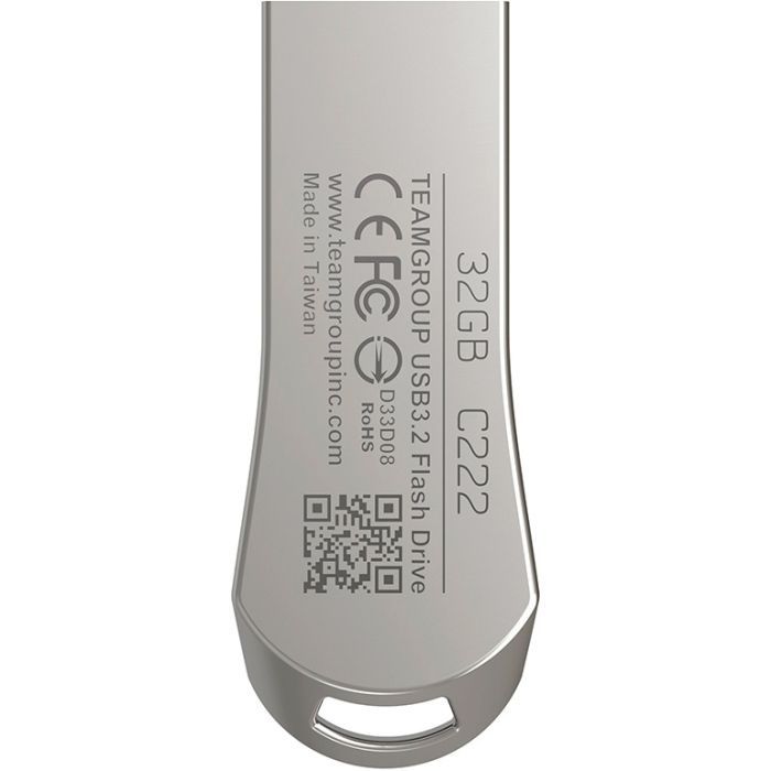 USB флеш накопитель Team 64GB C222 Silver USB 3.2 (TC222364GS01) изображение 5