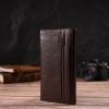 Портмоне Canpellini З натуральної шкіри флотар Коричневе (21696) зображення 9