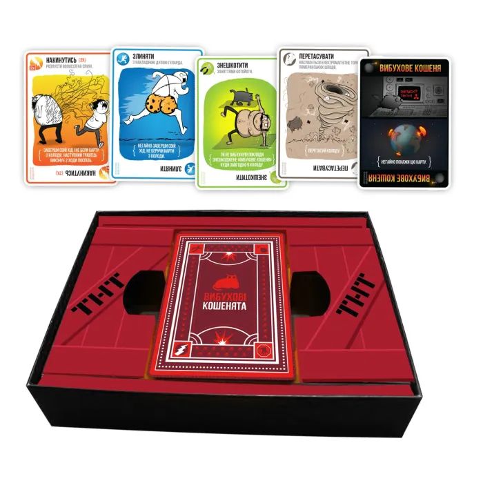 Настольная игра Rozum Взрывные котята: Оригинальное издание (Exploding Kittens: Original) (укр.) (EKIEK01UA) изображение 4