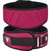 Атлетический пояс RDX RX4 EVA Curve неопреновий Pink XS (WBE-RX4P-XS) изображение 4