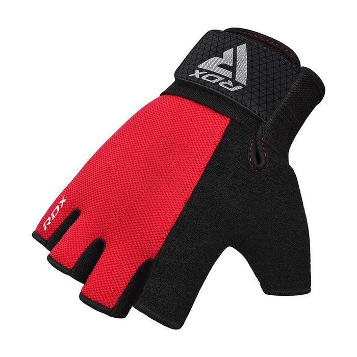 Перчатки для фитнеса RDX W1 Half Red L (WGA-W1HR-L) изображение 3