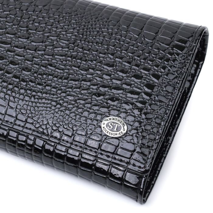 Кошелек ST Leather Из натуральной кожи Черный (22718) изображение 5