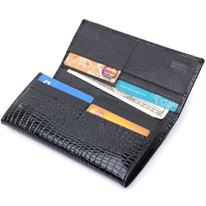 Кошелек ST Leather Из натуральной кожи Черный (22718) изображение 6