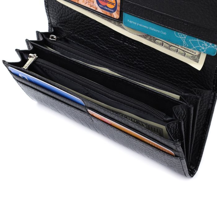 Кошелек ST Leather Из натуральной кожи Черный (22718) изображение 7