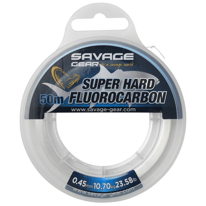 Флюорокарбон Savage Gear Super Hard 50m 0.45mm 10.70kg Clear (1854.18.70)