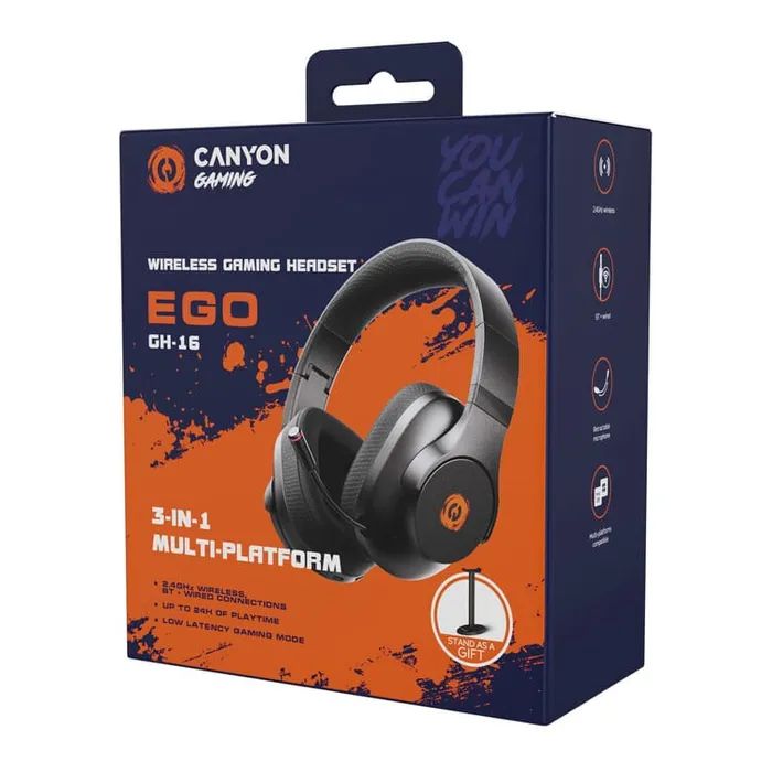 Наушники Canyon EGO GH-16 Black (CND-SGHS16B) изображение 7